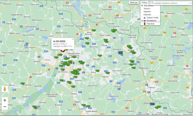 webdispe�ink - mapa kontejner�