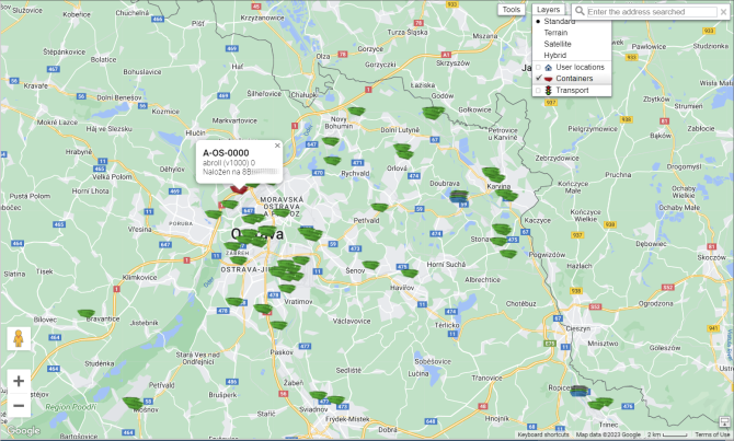webdispe�ink - Container monitoring