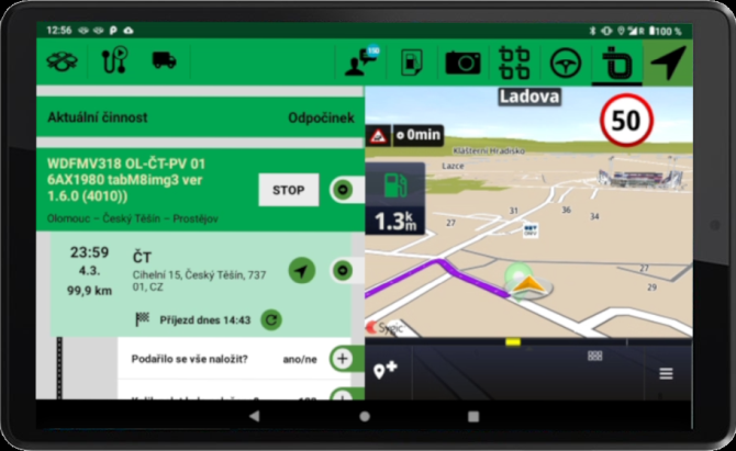 Mobiln� aplikace WD Fleet